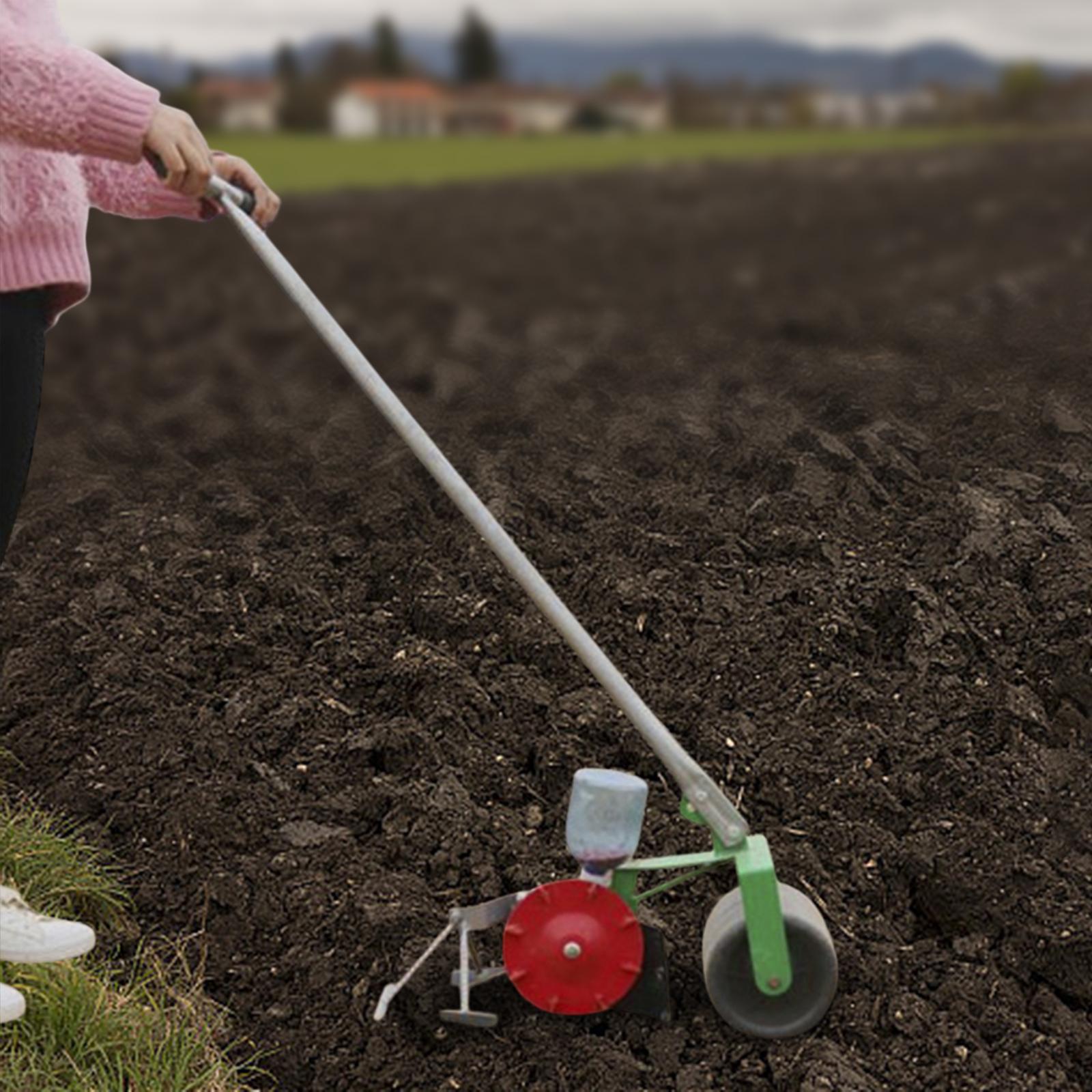 Vegetable Transplanter - Hand Push Seeder Granule Seed Hand-Push