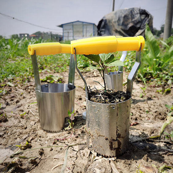 Stainless steel seedling trans - đánh giá và giá Vegetable Transplanter