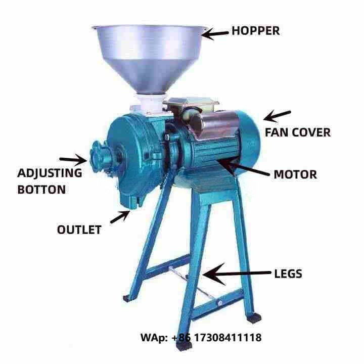1year Warranty Pulverizer Maiz - đánh giá và giá Grain Mill Grinder