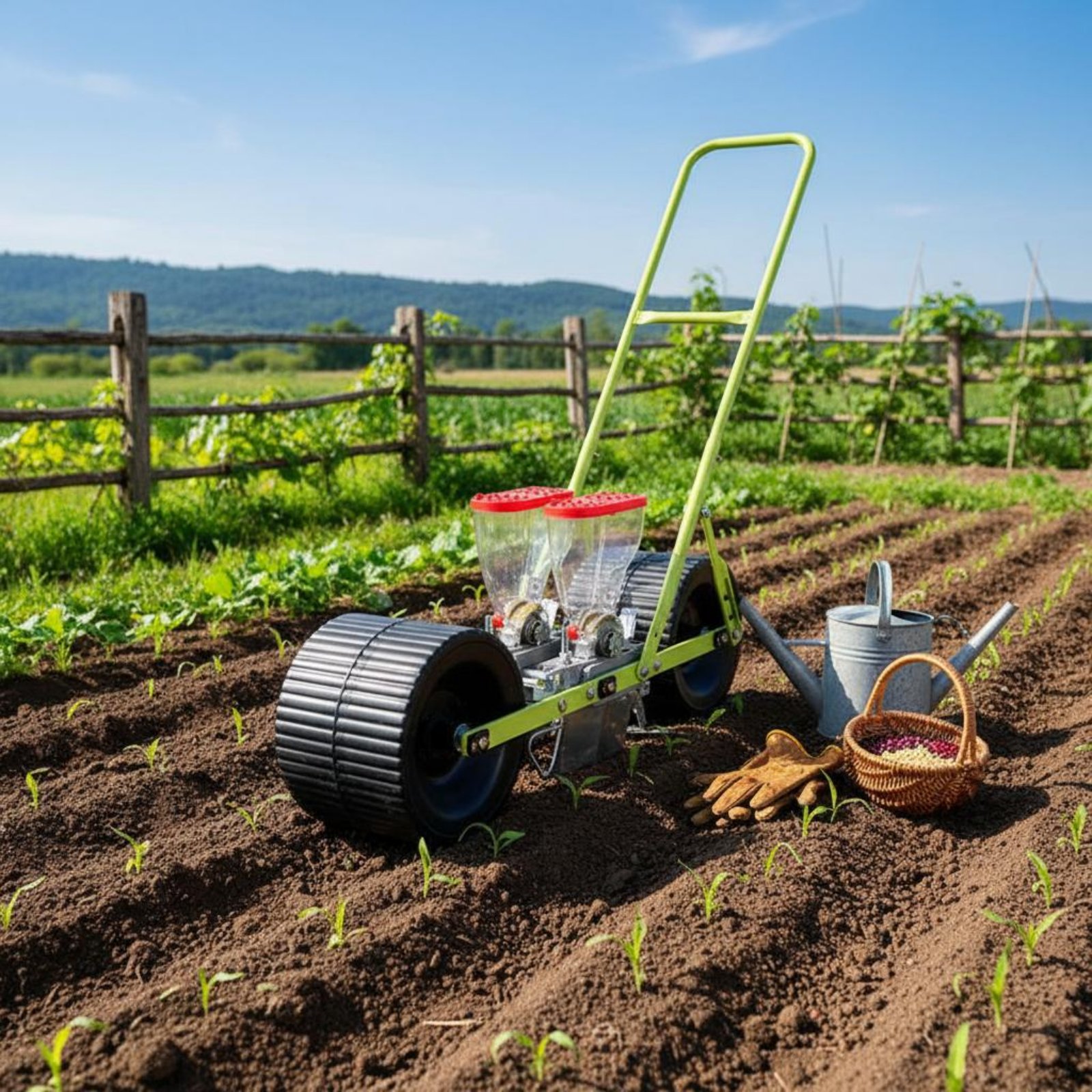 Hand Push Seeder Adjustable Sp - đánh giá và giá Vegetable Transplanter