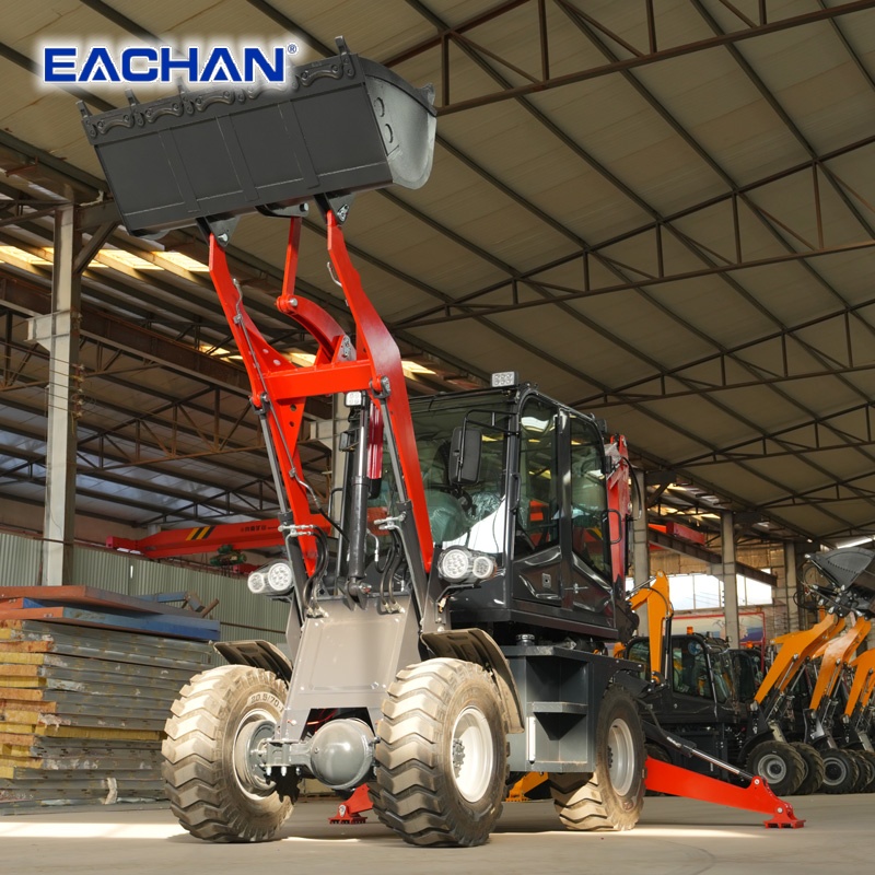 4WD Hydraulic Wheel Backhoe Lo - đánh giá và giá Agriculture Farming Working