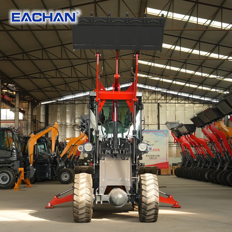 4WD Hydraulic Wheel Backhoe Lo - đánh giá và giá Agriculture Farming Working