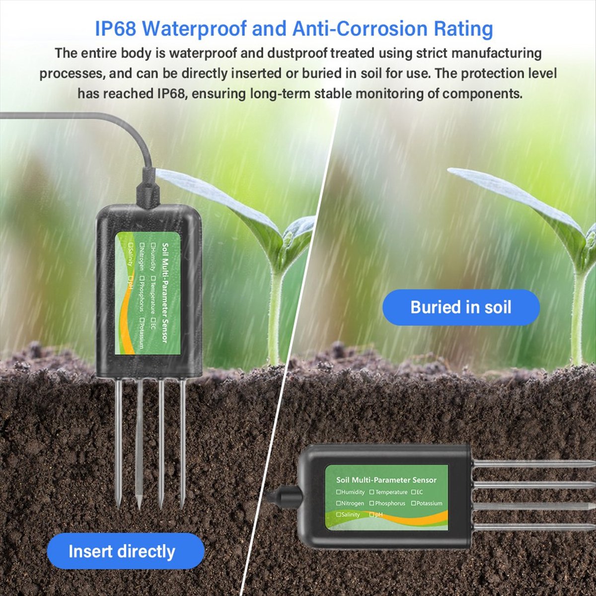 AA86 8in One Soil Sensor Agric - đánh giá và giá Precision Farming Smart Agriculture