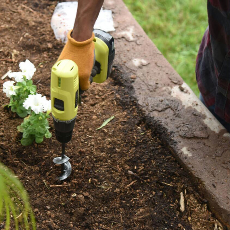 Garden Earth Auger Spiral Dril - đánh giá và giá Vegetable Transplanter