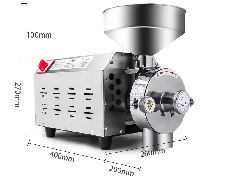 50-300 Mesh Commercial Micron  - đánh giá và giá Grain Mill Grinder